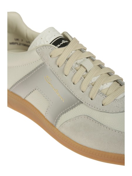 Sneaker Santoni DBS Only Bianco/Grigio/Blu